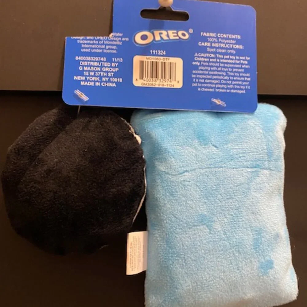 OREO Plush Cat Toys 2ct